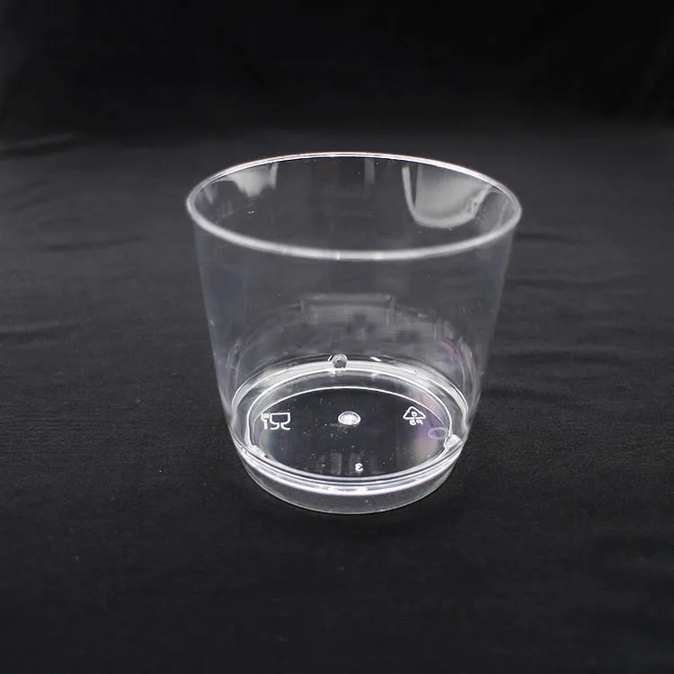 8oz 9oz Inflight Water Cup Disposable Clear PS Plastic Airline Cup