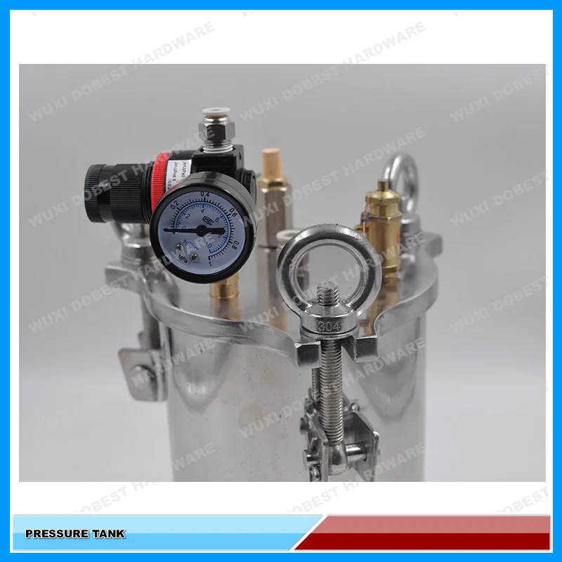 5L Chinese Manufacturer Stainless Steel Glue Dispensing Pressure Tank/Pressure Container