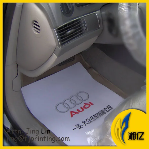 Car Washing Dust Proof Paper Floor Mat Foot Mat Paper For Car