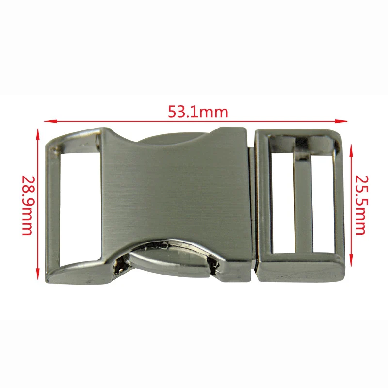 Custom Quick Release Tri-Glide Bag Buckle Metal Strap Bag Clip Buckle