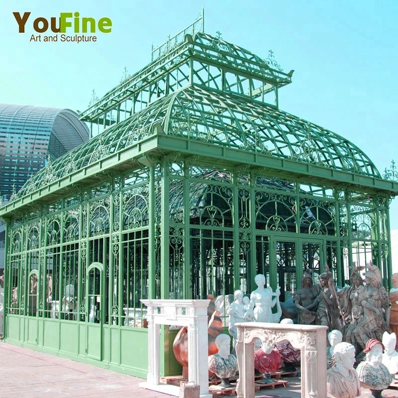garden large iron gazebo for decoration