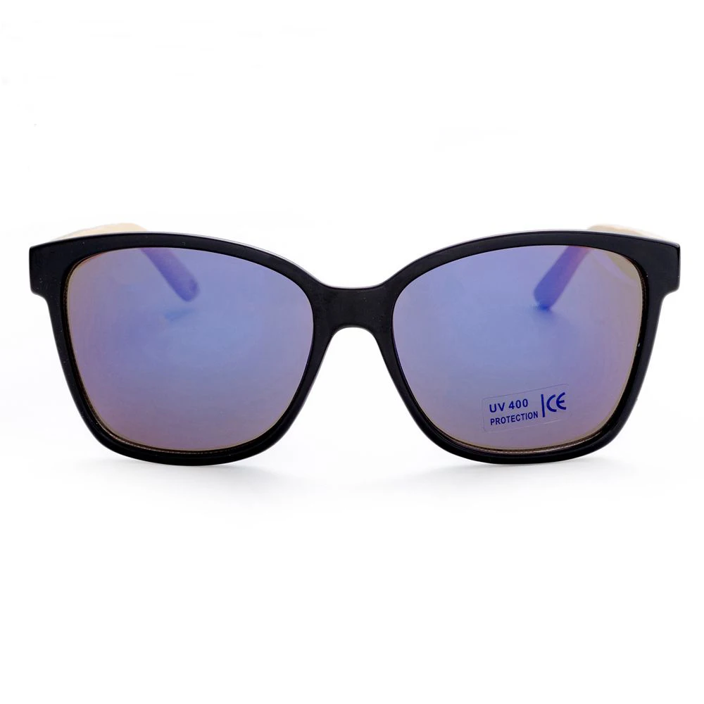 Big discount Cat 3 UV400 Wooden Sunglasses with pc frame Wholesale in china