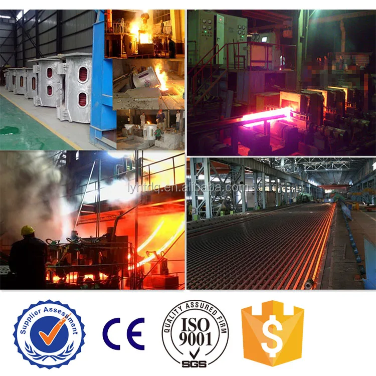 A complete set of hot rolling mills for the produce the rebat/steel bars 8-32