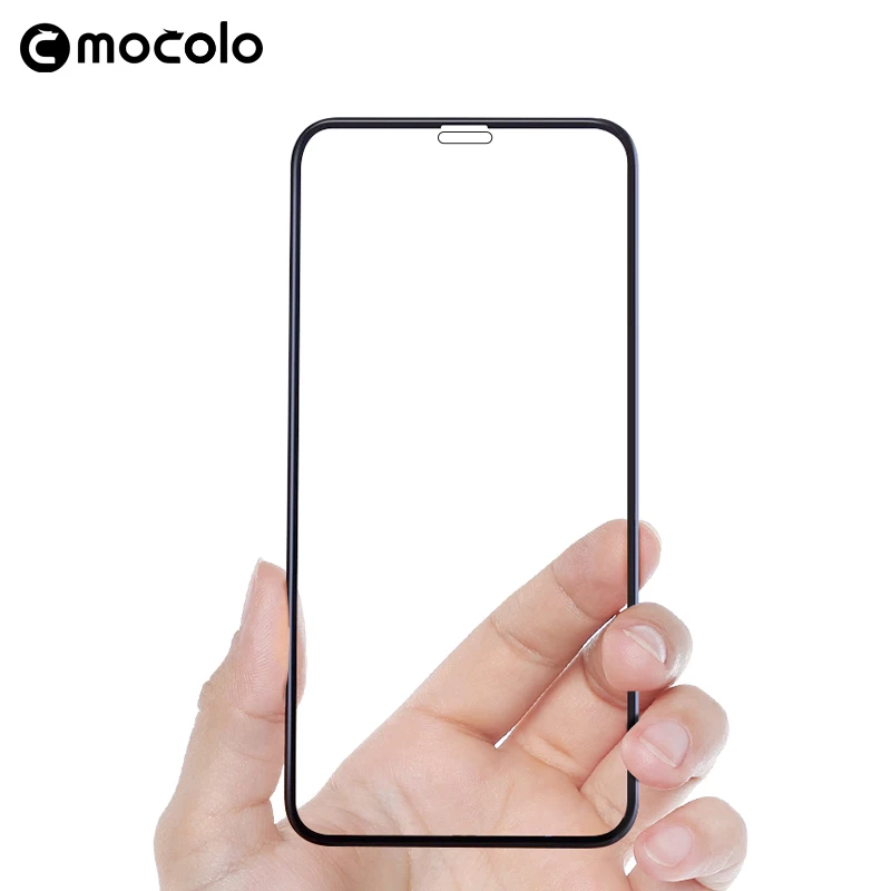 Mocolo Screen Protector Glass With Frame Tempered 3D Glass for iPhone Xs Xr Xs Max