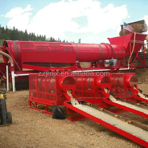 Mini Portable Gold Trommel Washing Plant For Ghana  trommel for gold