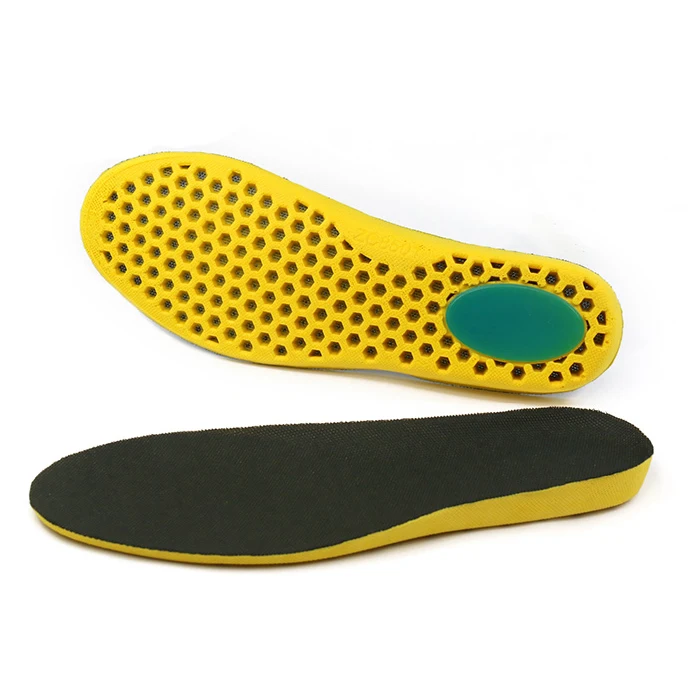 High Middle Low Arch Support Flat Feet Orthotic Pu Insole for Plantar Fascitis