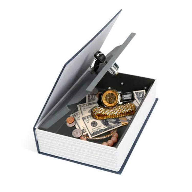 High Quality Dictionary Key Lock Hidden Secret Safe Book Shape Storage Box Diversion Book Safe
