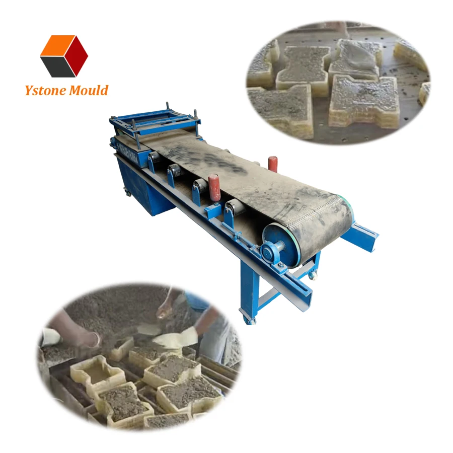 New Type Vibrating Table Concrete Block Mold Releasing Demoulding Machine