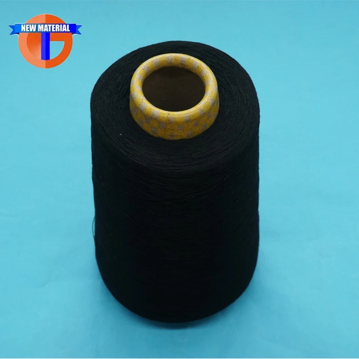 
30S/2 dope dyed black viscose yarn 