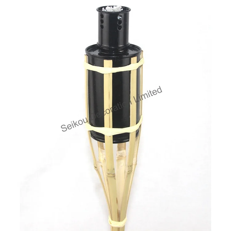 
Hot sale 60cm Natural Bamboo Tiki Torch without weaving 
