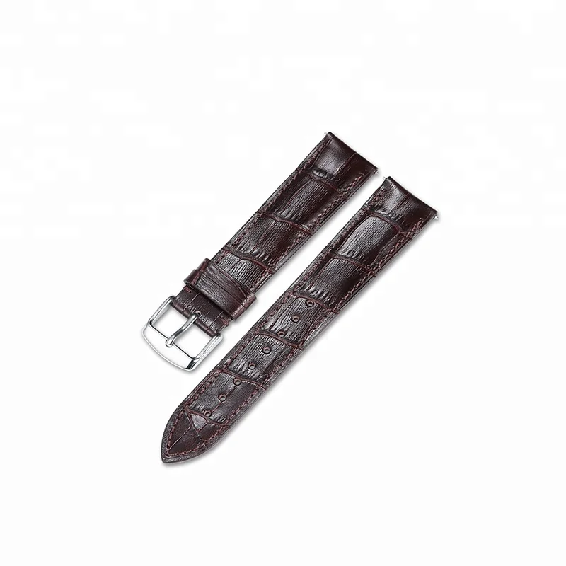 
16 18 19 20 21 22 24mm OEM Wholesales Replacement Western Wristband Genuine Calf Skin Leather Watch Strap Band 