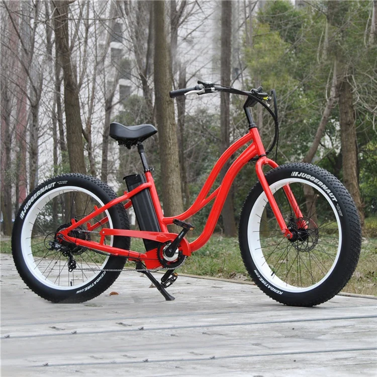 48V 500W powerful e-bike lady step through beach hummer cruiser electric bike electric bicycle 2020