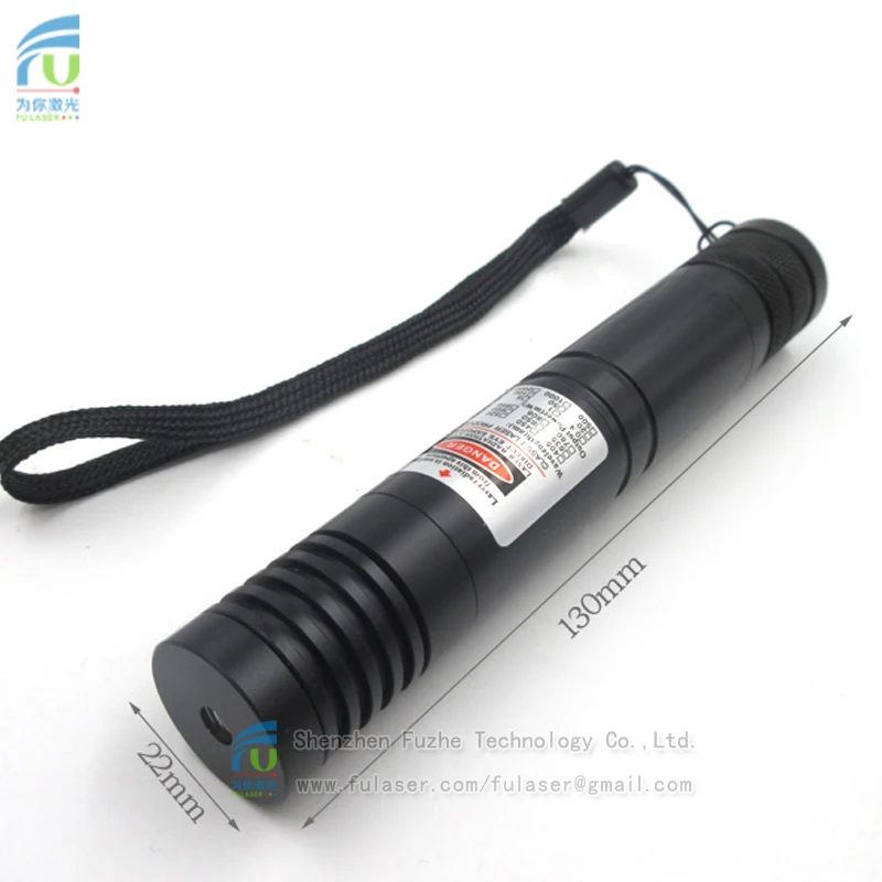 FU808ADX-BXS22 808-810nm <1mW portable infrared IR invisible point dot laser pointer adjustable focus with button ON/OFF, 1