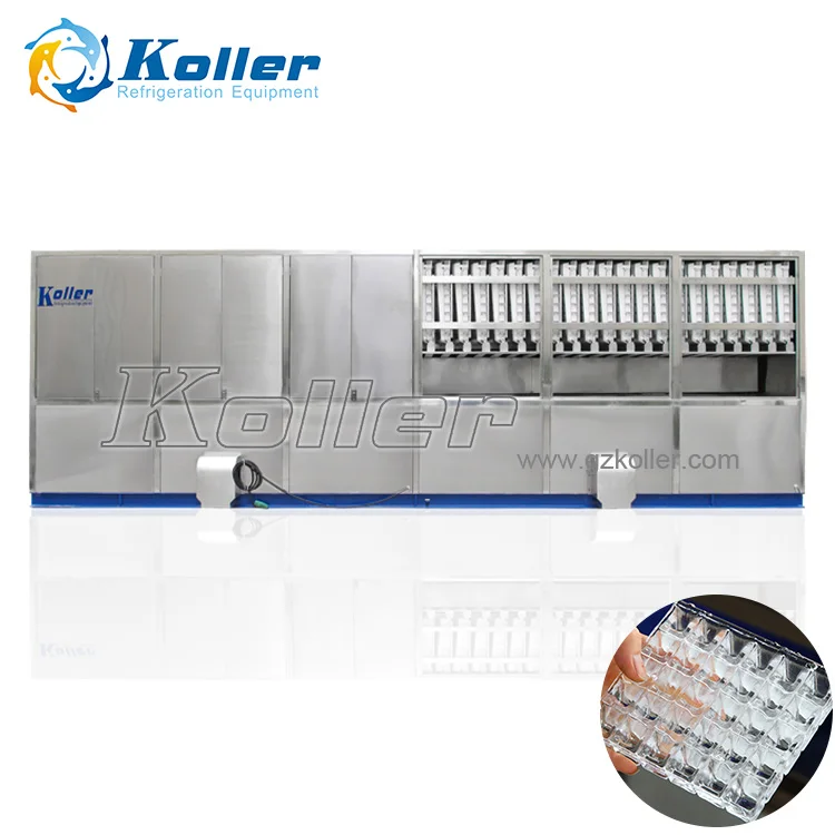 Commercial edible ice maker machine Koller 20Tons Large Capacity Cube Ice Making Machine guangzhou factory