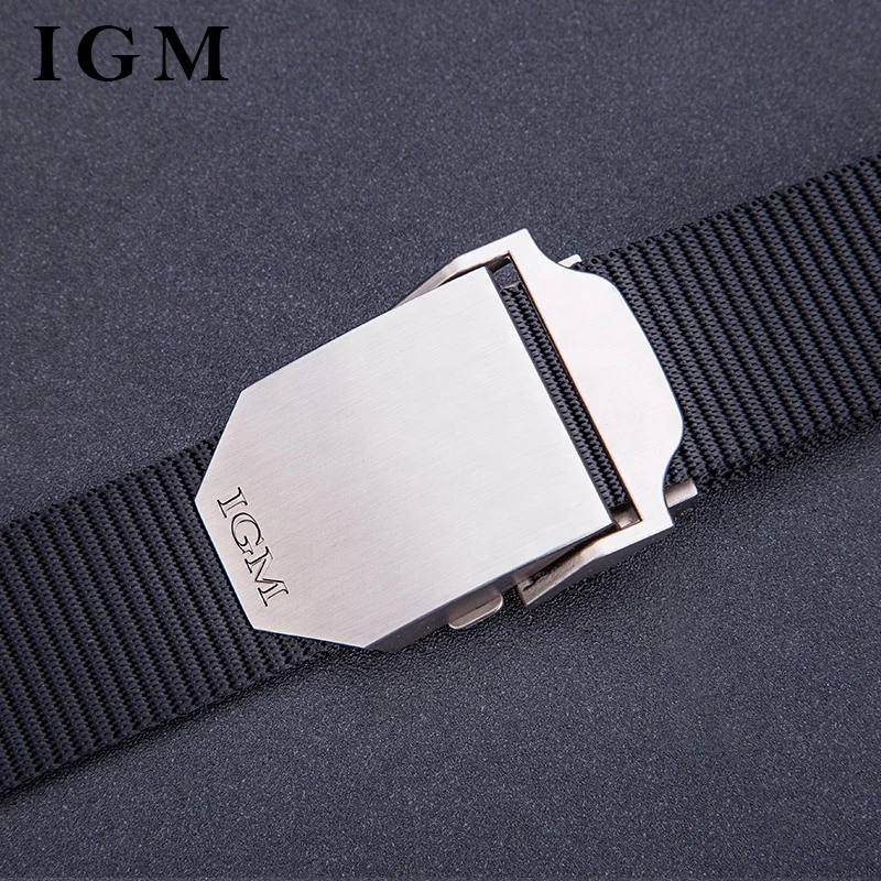 China Manufacturer Man Strap Military Automatic Buckle Canvas Belt
