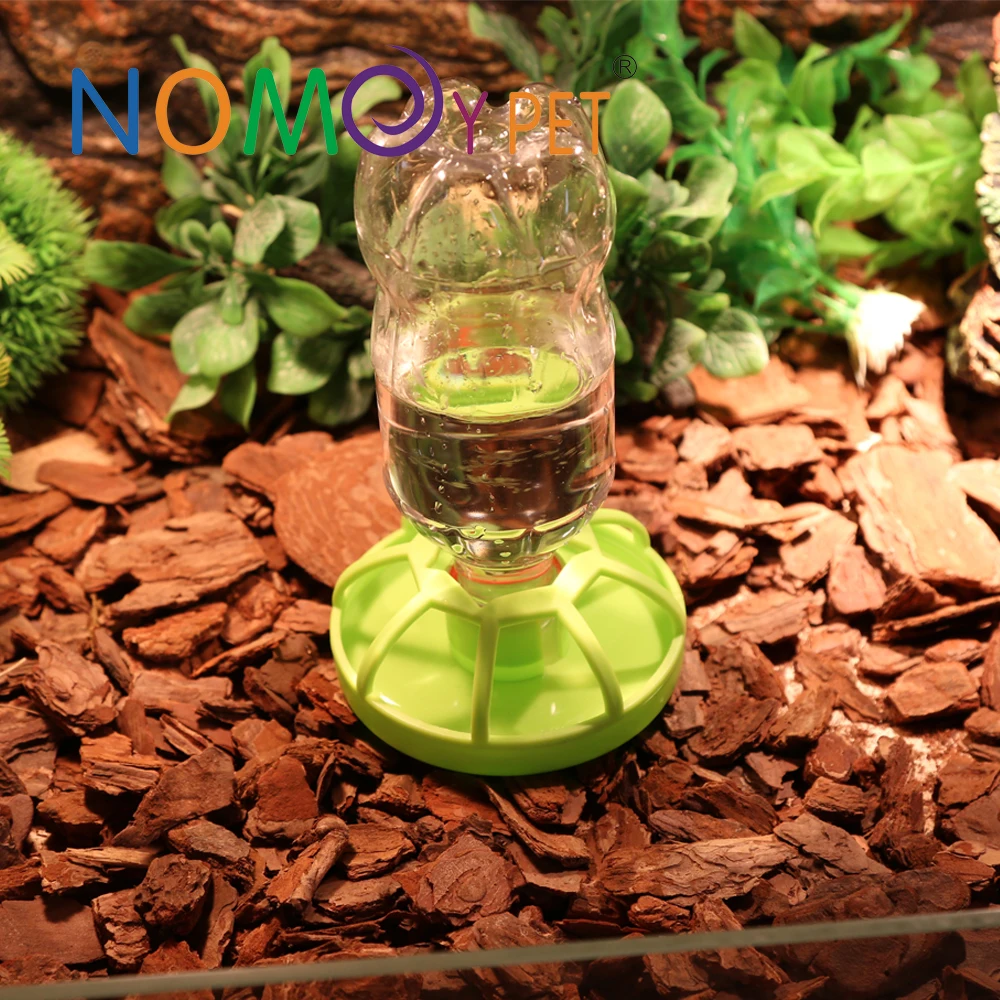 NOMOY PET wholesale small size Green Fence Feeder food water bowl for reptile NW-15 S