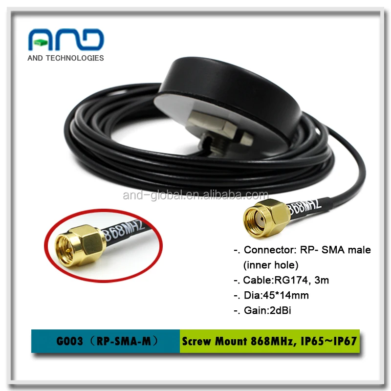 ism antenna FM band 868Mhz antenna 868 MHz Antenna with 2 dB Gain TX/RX,868m Aerial long range transceiver antenna