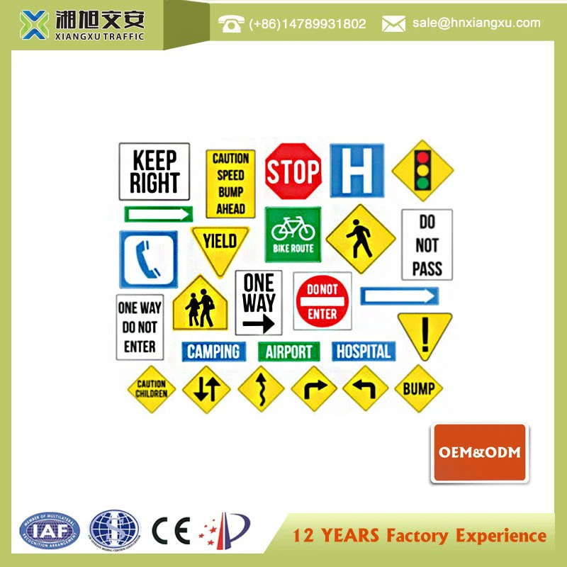 China shopping car traffic sign warning triangle buy street signs
