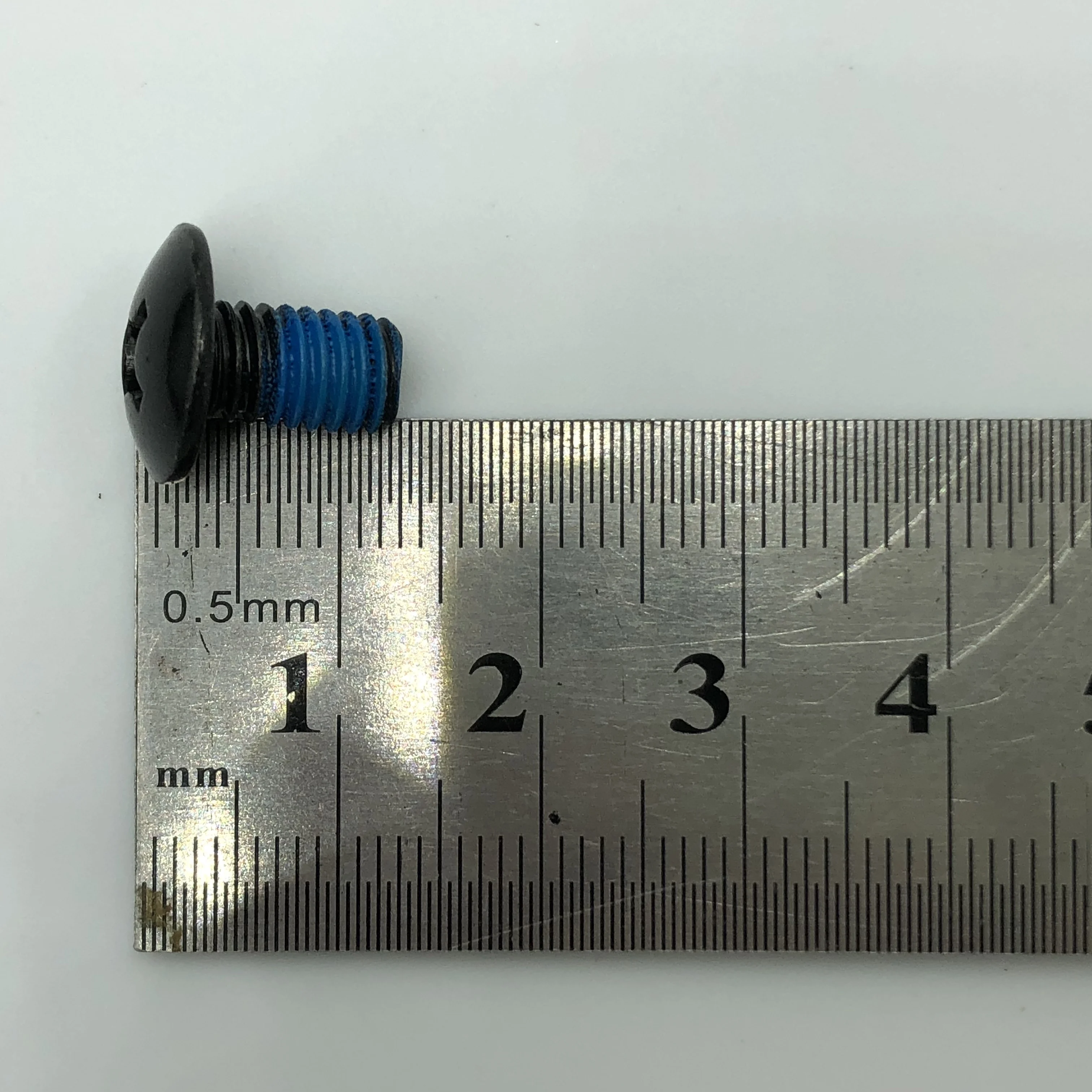 M5X18 Black Coating Pan Head Cross Washer  Head Machine Screw