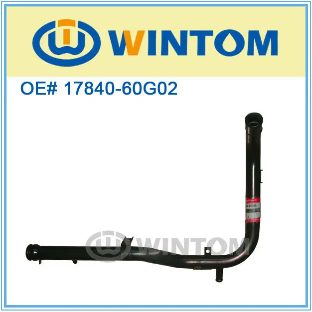 Translucent Plastic Drain/Steam Pipe for 4x4 Tube/Square Plastic Pipe Fittings for Suzuki Jimny 17840-60G02