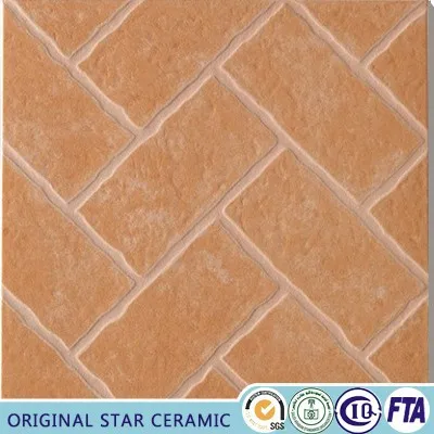 Rustic ceramic series vintage non slip outdoor sidewalk floor tiles size 400x400mm OS4A305
