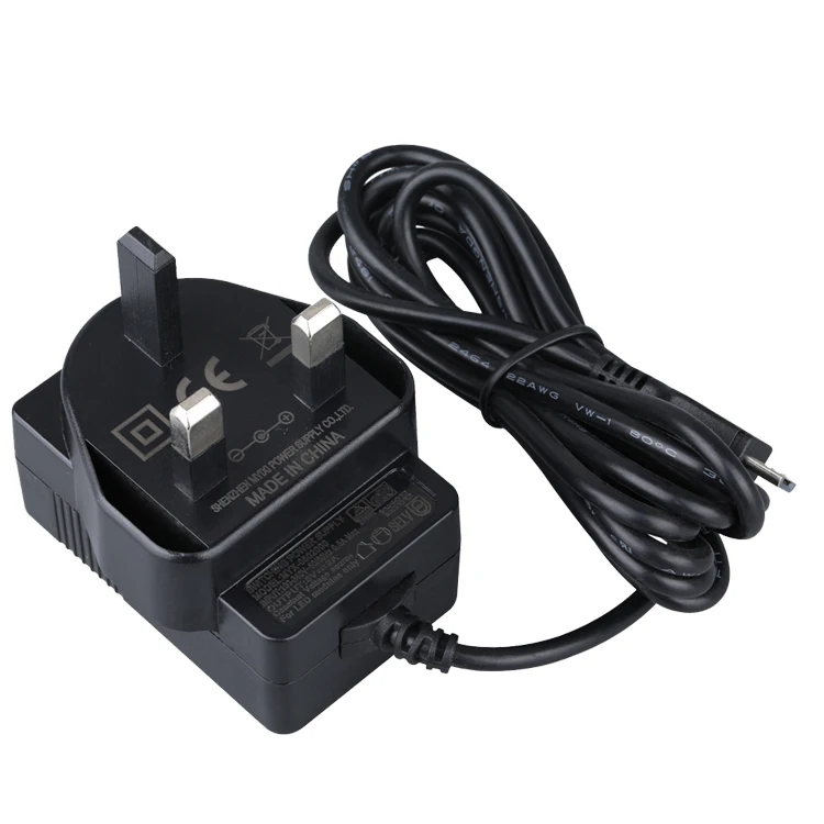 
EU US UK AU wall plug 5v 2a switching ac/dc micro usb power adapter 
