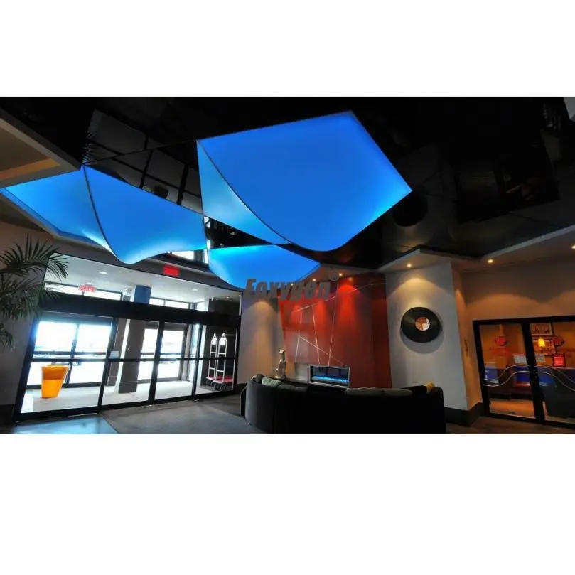 Project easy installation construction PVC gypsum board false ceiling decoration with 15-year warranty for swimming pools