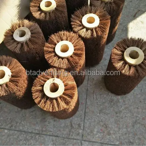 Stock bristle brush ,wheel sisal brush wheel contour brush ,sisal sanding machine brush wheel