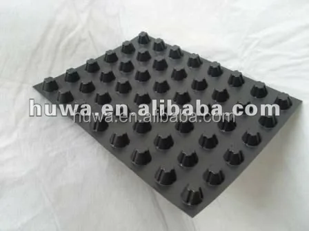 green roof waterproofing membrane Green roof trays supplier plastic dimple composite drainage board