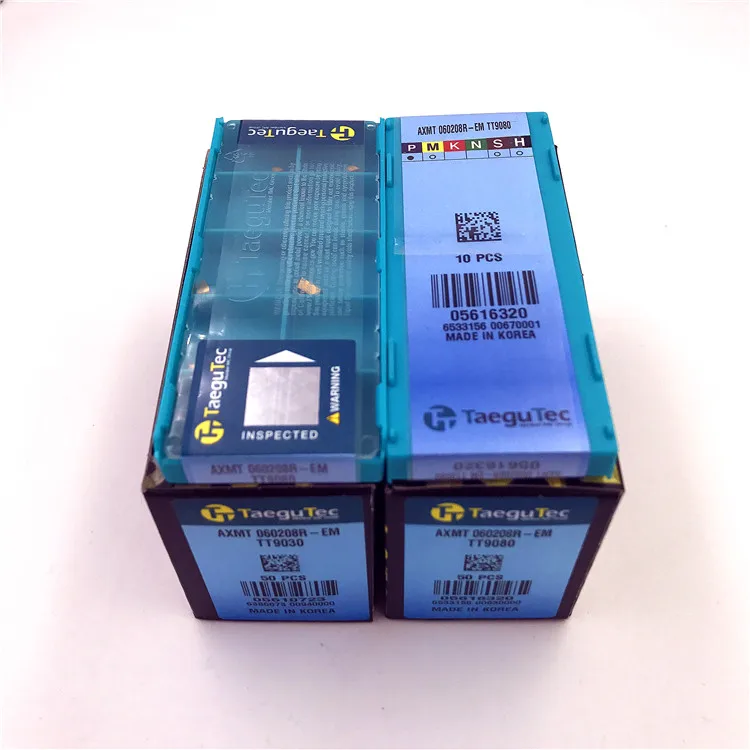 AXMT 060208 R-EM TT9030 TT9080 Taegutc AXMT inserts cnc machine inserts