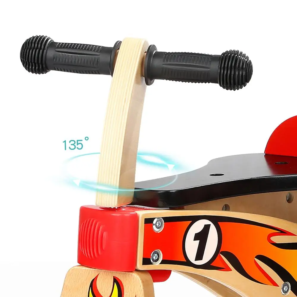 Topbright Kids Wooden Ride on car baby balance bike Toy ,wooden balance bikes