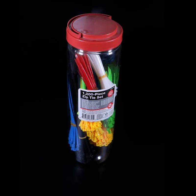 Chinese high quality ROHS approved colorful different sizes nylon soft cable ties made of nylon pa66