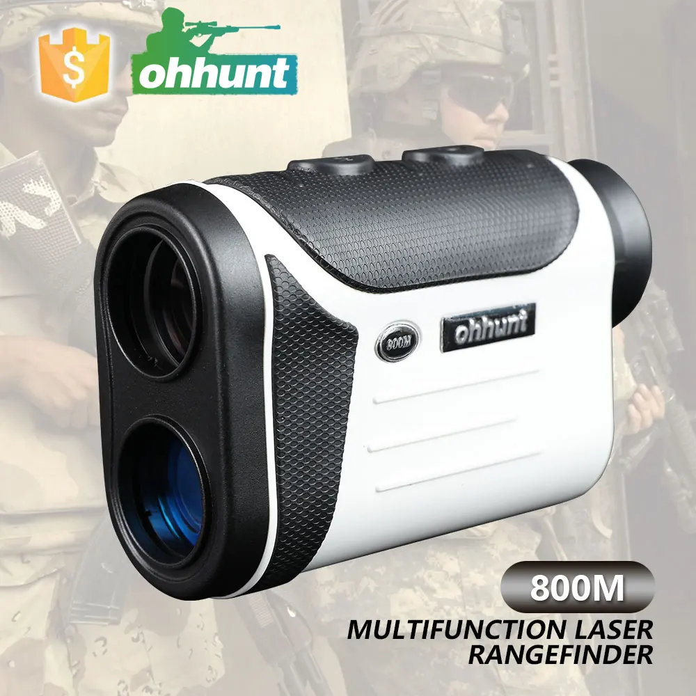  Ohhunt многофункциональные лазерные дальномеры 8X 800 м охотничий Монокуляр для гольфа дальномер измеритель расстояния наружные