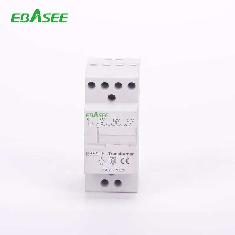 Low voltage Modular Din-rail type Output voltage 4V, 6V, 8V, 12V, 16V, 24V Electrical bell transformer