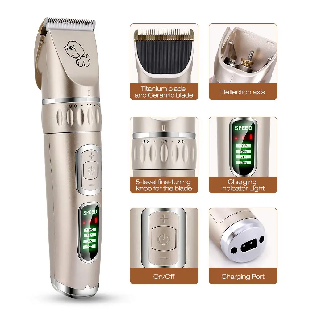 Wholesale Battery Pet Grooming Hair Clipper For Dogs