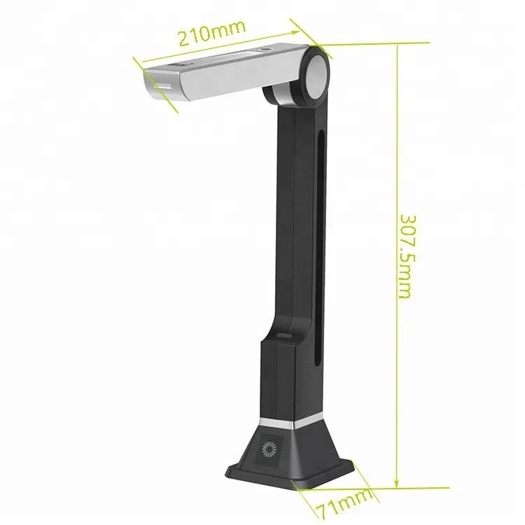 5MP A4 high speed USB Portable Document Camera Scanner with Software