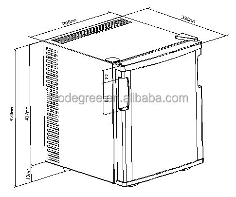 CB-20SA 20L minibar, 20L thermoelectric mini bar, 20L silent mini fridge