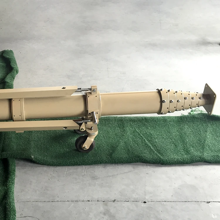 Military Pneumatic telescopic mast mobile telescopic lighting mast with tripod