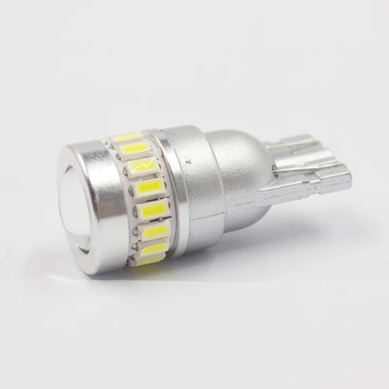 T10 168 Белый 18SMD 3014 1SMD 3030 чип 12 В светодиодный внутренний фонарь T10 внутренний SMD лампы освещения номерного знака T10 W5W