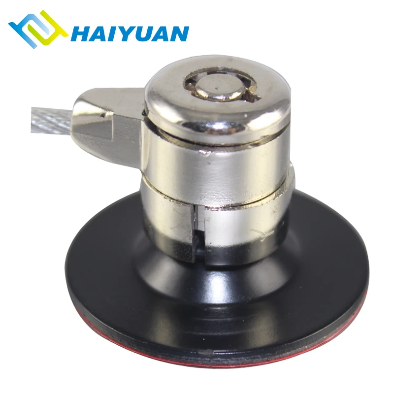 Metal Flexible Square Buckles Security Universal Lock Anti-theft Cable Buckle for Laptop Lock, Cell Phone, Tablet etc