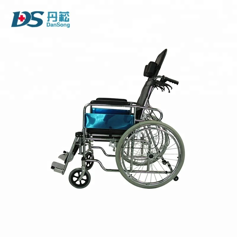 silla de rueda reclinable para discapacitados persona