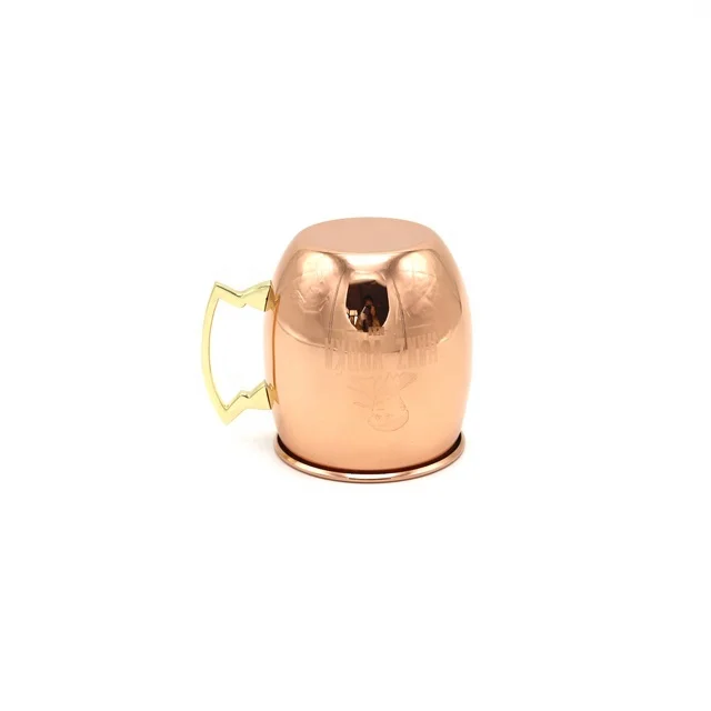 Mixology 18oz Brass Solid Copper Chrome Moscow Mule Bartender Cocktail Drink Mint Julep Mug Cup