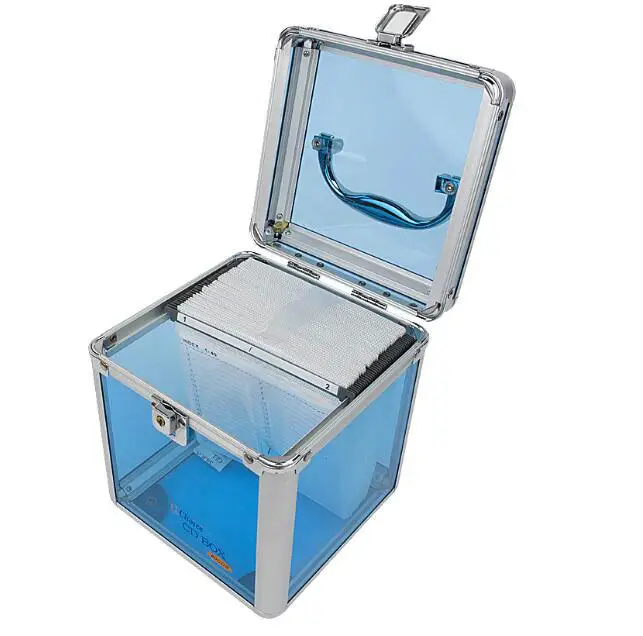 
80pieces Customized aluminum carrying storage box CD case 