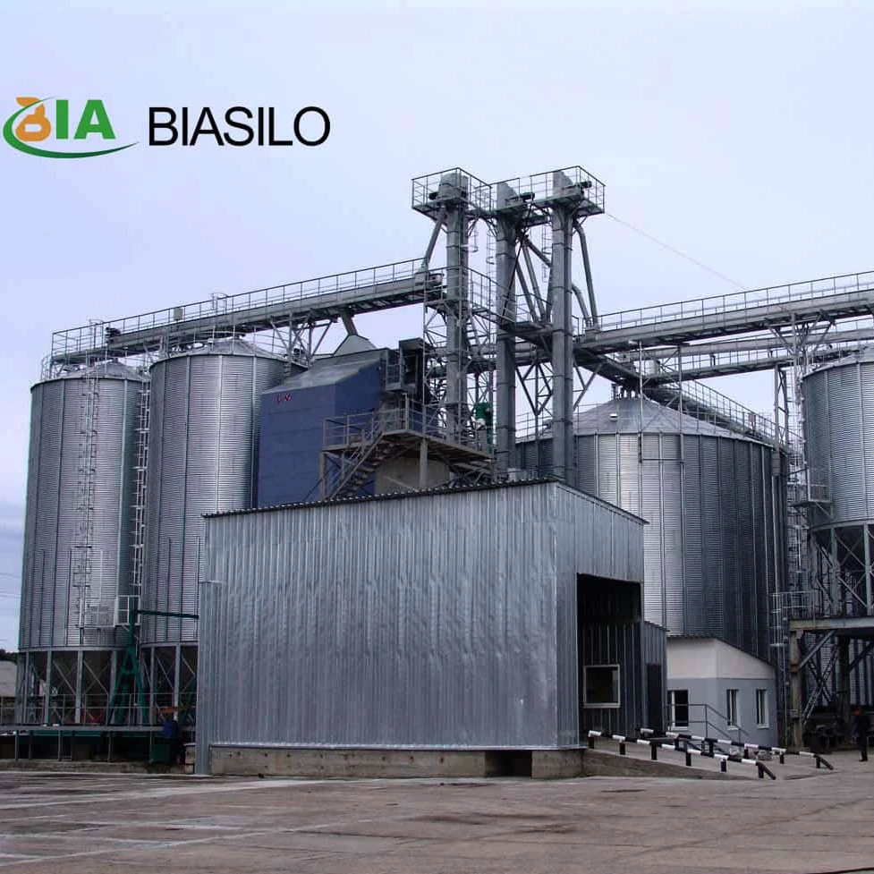 Funnel Bottom Big Metal Resin Grain Silo And Grain Storage Steel Rice Paddy Silos Made In China For Sale