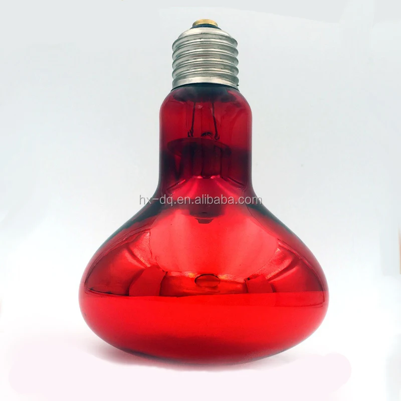 E26 E27 R63 100W 150W 200W 250W 375W Red Glass Infrared Heat