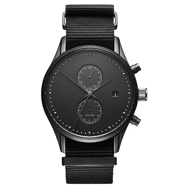 Japan movt watch stainless steel black fastrack watches for men brand nylon watches