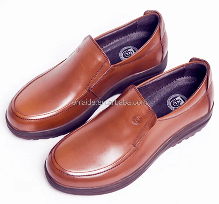 multifunction magnetic calf leather Massage shoes