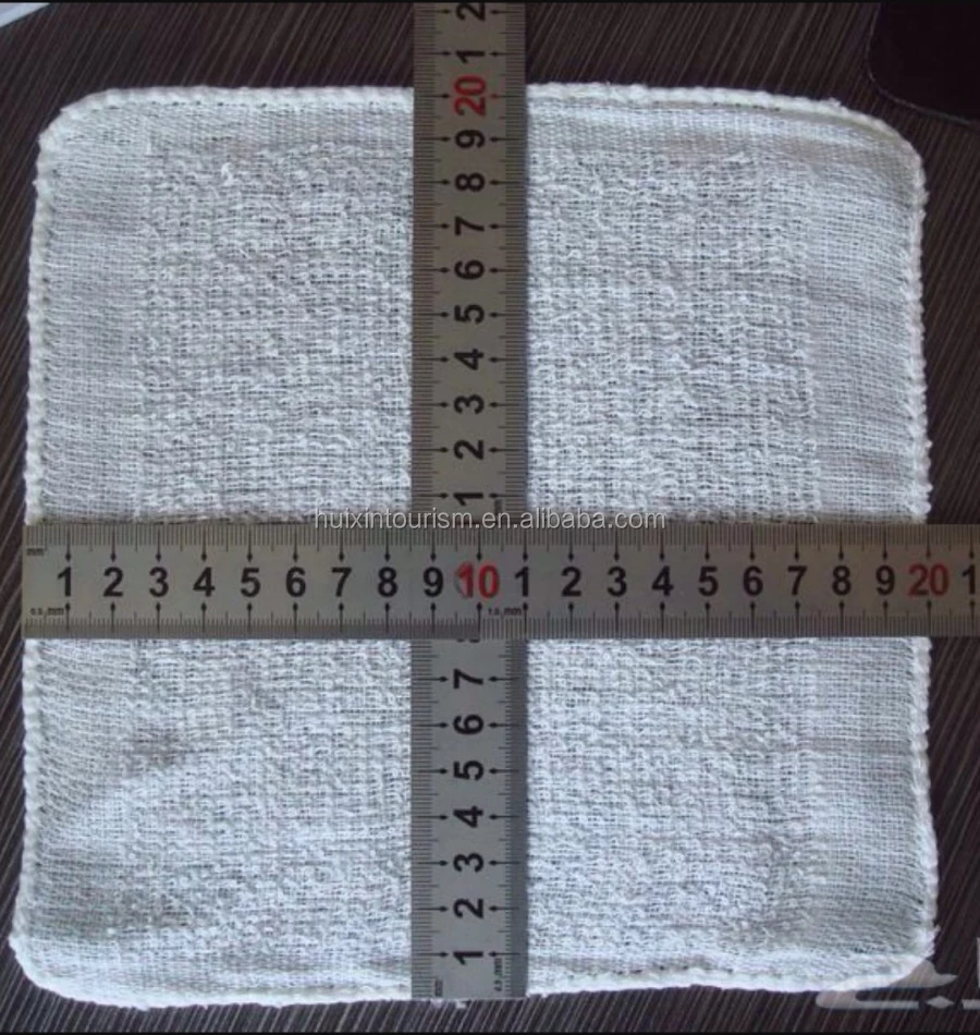 Restaurant disposable cotton wet towel with sachet package