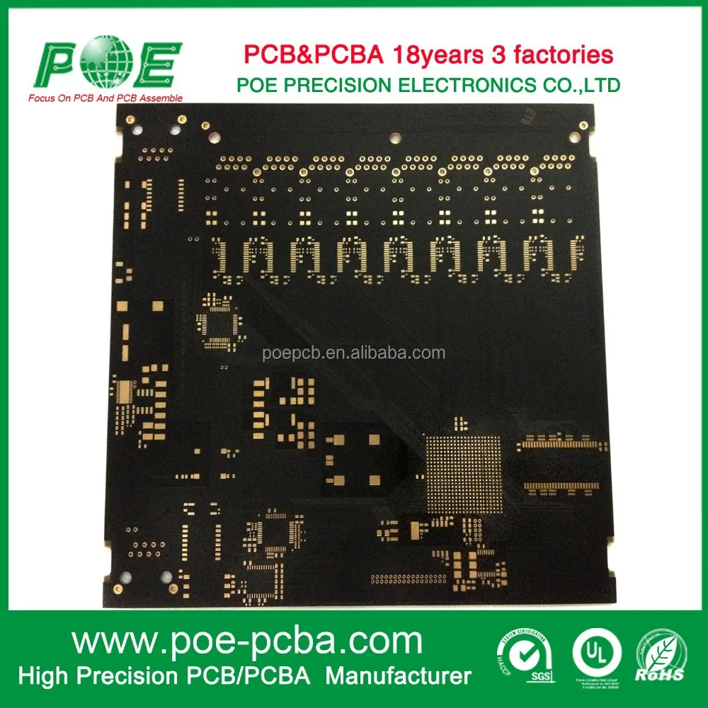 Многослойные 94vo жесткие PCB свинец пол печатных плат
