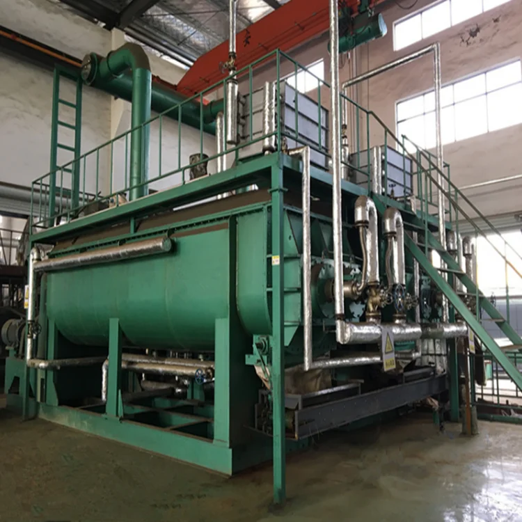 Cylinder rotating sludge dryer in drum drying equipment, coal-heating drum drying equipment